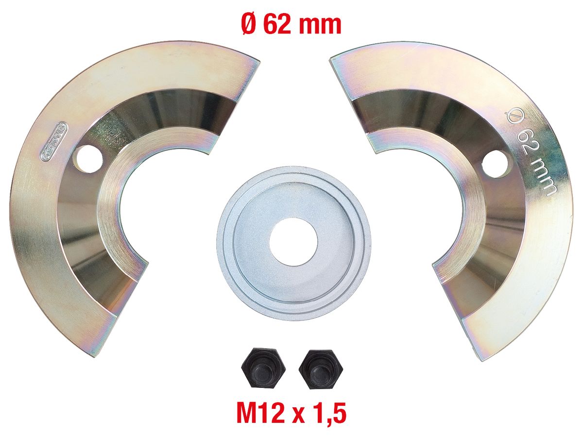 KS TOOLS Halbschalen-Ergänzungs-Satz 5-tlg für Ø 62 mm ( 150.2141 ) - Toolbrothers