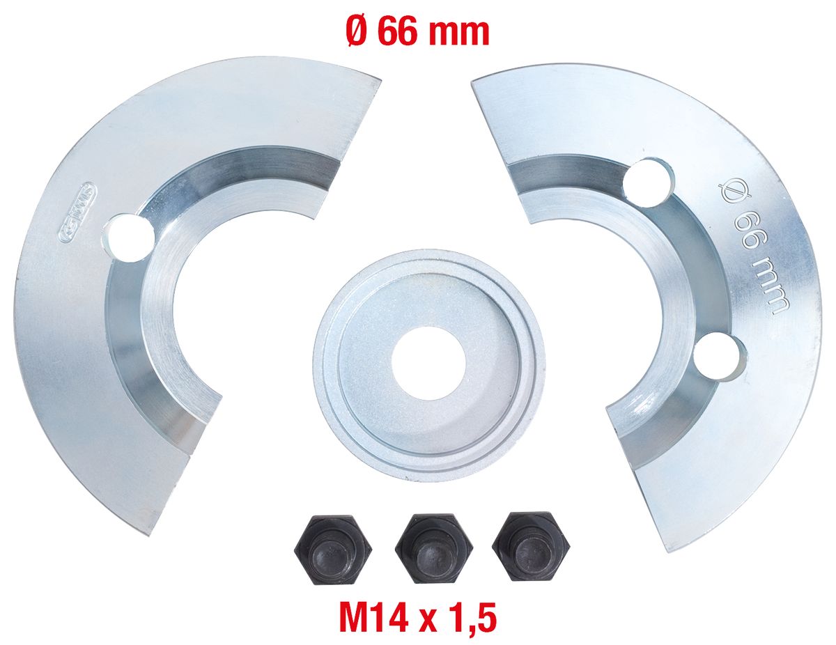 KS TOOLS Halbschalen-Ergänzungs-Satz 6-tlg für Ø 66 mm ( 150.2142 ) - Toolbrothers