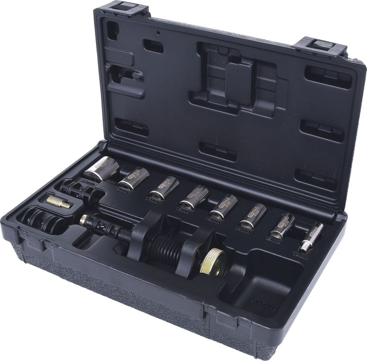 KS TOOLS Kupplungs-Zentrier-Werkzeug-Satz Ø 15,0 - 28,0 mm mit Zentrierhülsen, 11-tlg ( 150.2290 ) - Toolbrothers