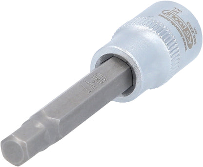 KS TOOLS 3/8" Bit-Stecknuss für Innensechskant-Schrauben am Bremssattel, 7 mm, 72 mm lang ( 150.2293 ) - Toolbrothers