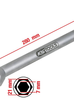 KS TOOLS 3/8" Spezial Stoßdämpfer-Lösewerkzeug für Mercedes V-Klasse, 18 mm ( 150.3097 ) - Toolbrothers