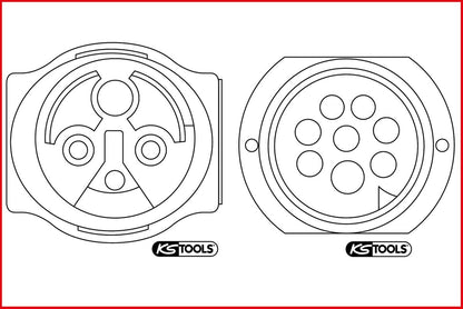 KS TOOLS Kabel-Entriegelungswerkzeug für Rundstecker und Rundsteckhülsen 1,5 / 3,5mm ( 154.0013 ) - Toolbrothers