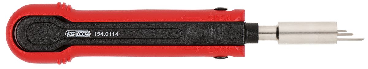 KS TOOLS Kabel-Entriegelungswerkzeug für Flachsteckhülsen 1,2 mm, 2B ( 154.0114 ) - Toolbrothers