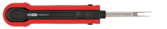 KS TOOLS Kabel-Entriegelungswerkzeug für Flachsteckhülsen 2,8mm ( 154.0117 ) - Toolbrothers