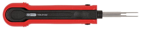 KS TOOLS Entriegelungswerkzeug für Flachstecker/Flachsteckhülsen 4,8 mm, 5,8 mm,  6,3 mm (AMP Tyco SPT) ( 154.0122 ) - Toolbrothers