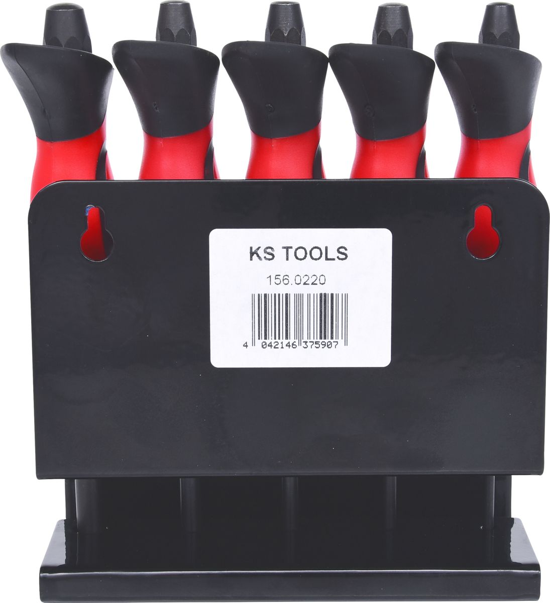 KS TOOLS Durchtreiber-Satz mit Handschutzgriff,5-tlg ( 156.0220 ) - Toolbrothers