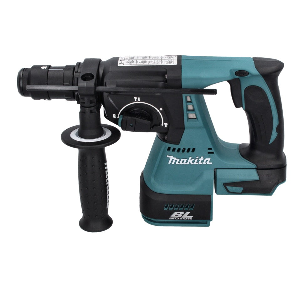 Makita DHR 243 RTJ Akku Bohrhammer 18 V 2,0 J SDS plus Brushless + 2x Akku 5,0 Ah + Ladegerät + Makpac - Toolbrothers