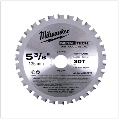 Milwaukee HD 18 MS-0 Akku Handkreissäge 18 V 135 mm Li-ion  Solo - ohne Akku ohne Ladegerät ohne Koffer - Toolbrothers