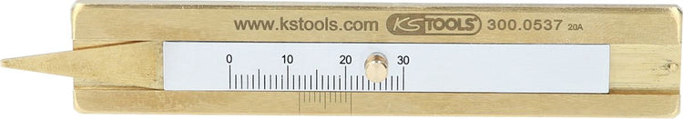 KS TOOLS Reifenprofil-Tiefenmesser 0 - 30 mm ( 300.0537 ) - Toolbrothers