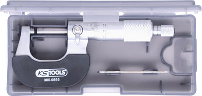 KS TOOLS Bügelmessschraube, 0-25mm ( 300.0555 ) - Toolbrothers