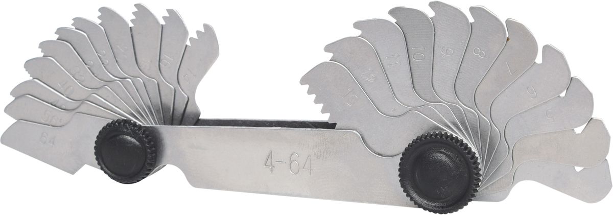 KS TOOLS Gewindelehre, Zollmaße, 22-tlg ( 301.0090 ) - Toolbrothers