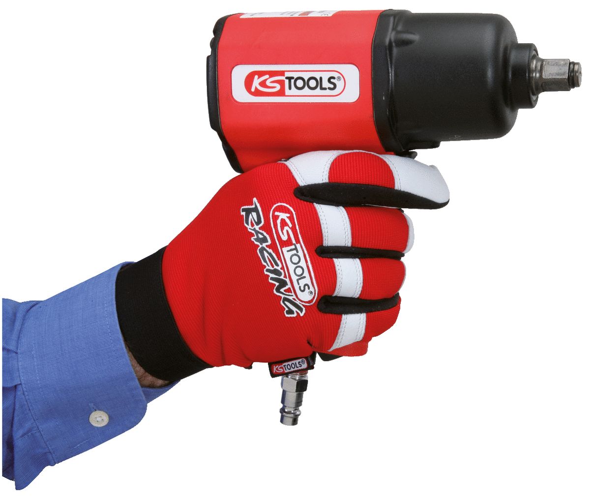 KS TOOLS Leder-Mechaniker-Handschuh, Vibrationsgedämmt, 11 ( 310.0260 ) - Toolbrothers