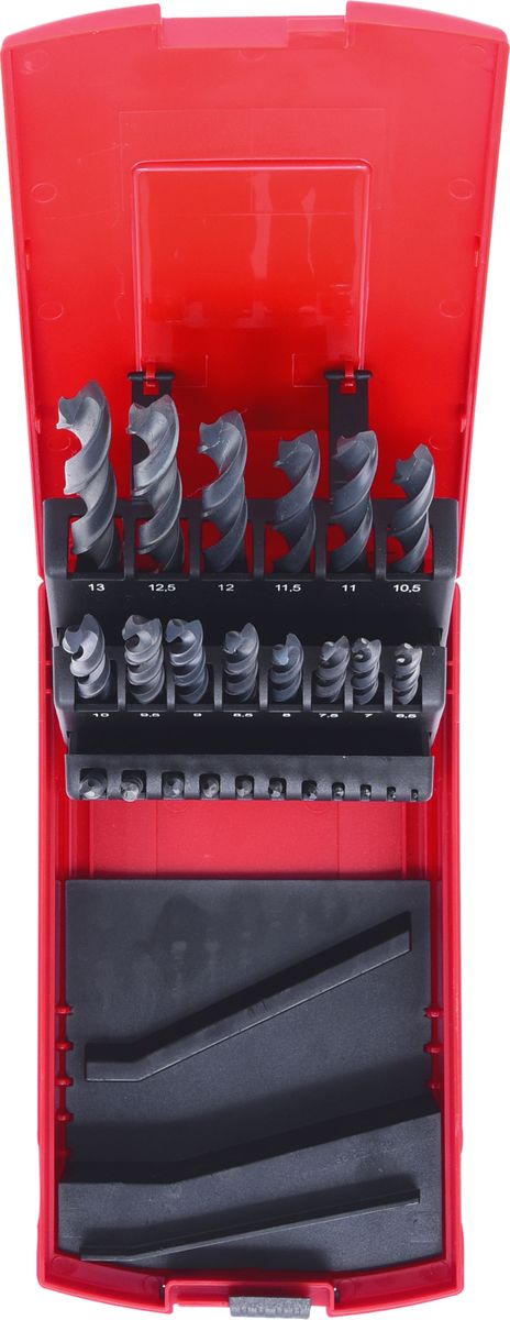 KS TOOLS HSS-R Spiralbohrer-Satz, Kunststoffkassette, 25-tlg, 1-13mm ( 330.1623 ) - Toolbrothers