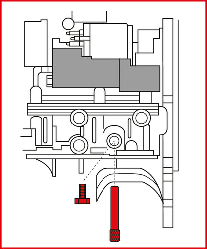 KS TOOLS Motoreinstell-Werkzeug-Satz für GM / Opel, 6-tlg ( 400.0050 ) - Toolbrothers