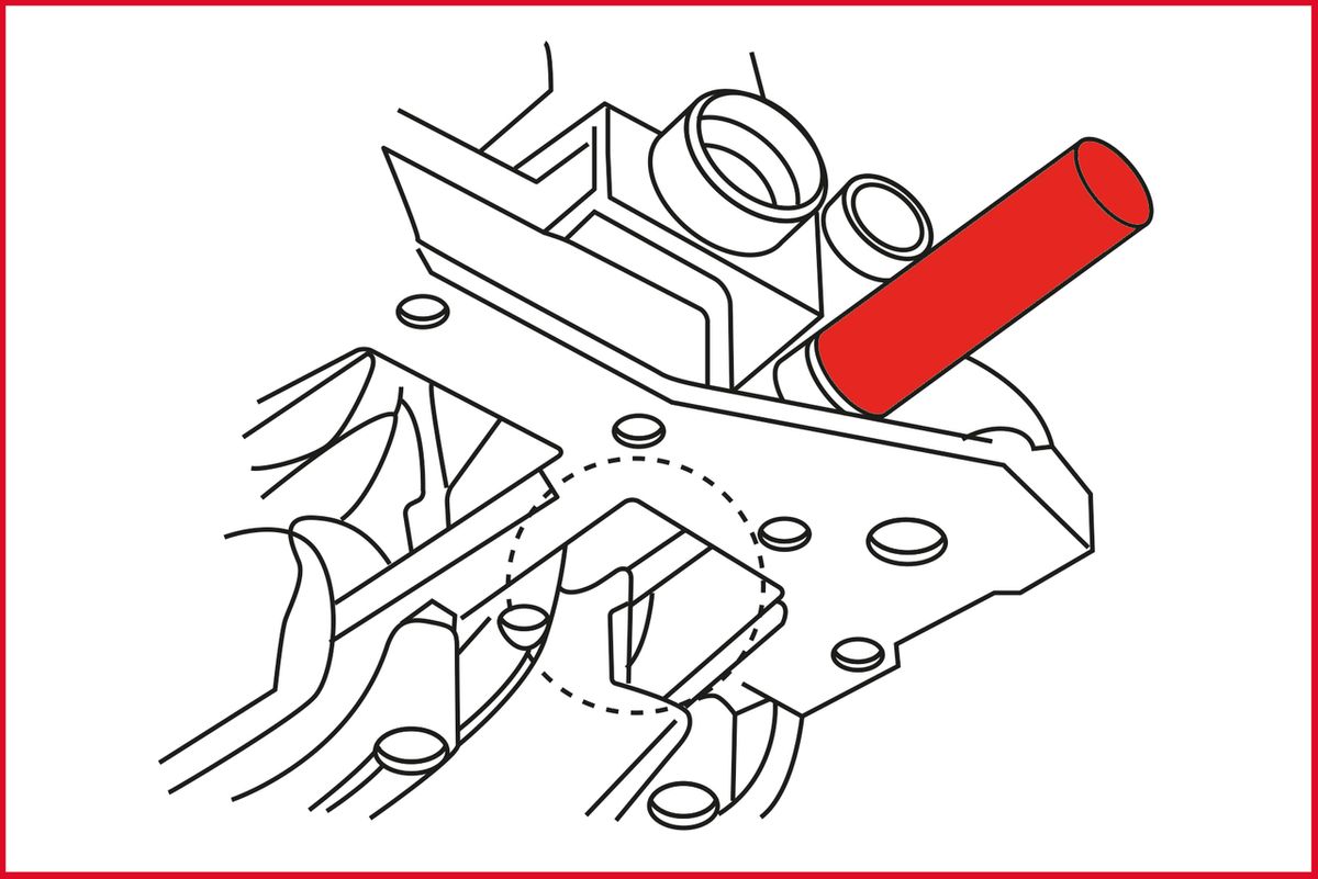 Jeu d'outils de calage moteur KS TOOLS pour Nissan / Opel / Renault, 15 pièces (400.0750)