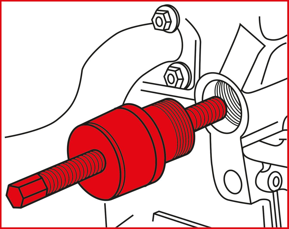 KS TOOLS Motoreinstell-Werkzeug-Satz für BMW, 7-tlg ( 400.1075 ) - Toolbrothers