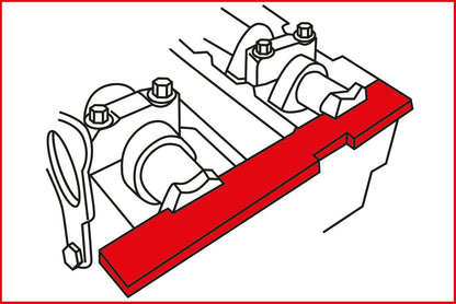 Jeu d'outils de calage moteur KS TOOLS pour Ford / Volvo, 4 pièces ( 400.1525 )