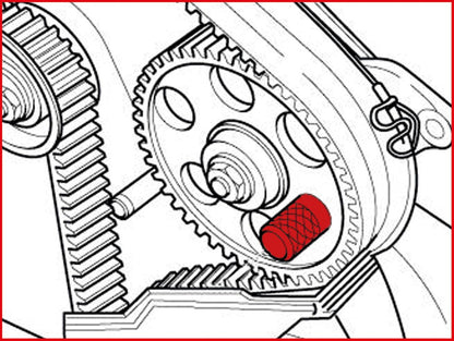 KS TOOLS Motoreinstell-Werkzeug-Satz für VAG / Volvo, 2-tlg ( 400.1725 )