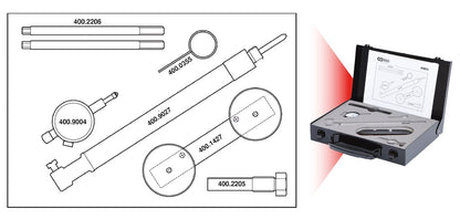 KS TOOLS Motoreinstell-Werkzeug-Satz für VAG, 7-tlg Audi A3, VW ( 400.2200 ) - Toolbrothers