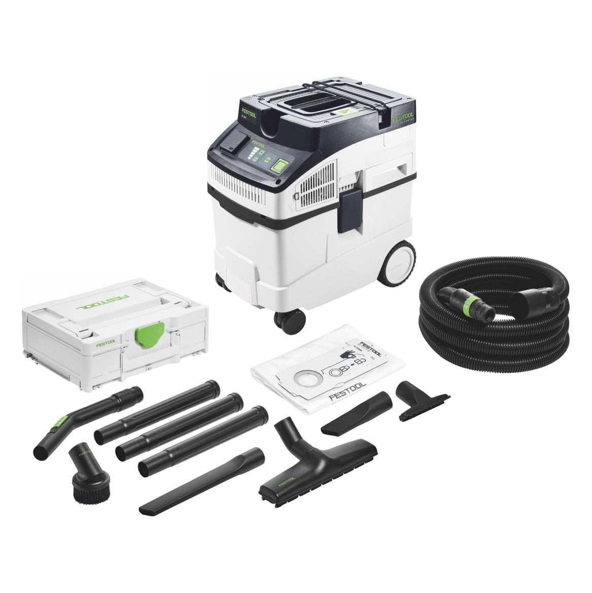 Festool CLEANTEC CT 25 E Absaugmobil 1200 W 25 l ( 577498 ) + RS-ST D 27/36-Plus Reinigungsset ( 577257 ) - Toolbrothers