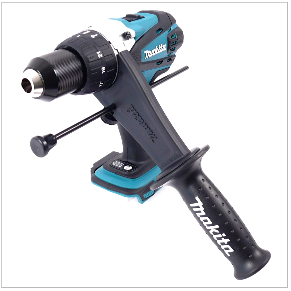 Makita DHP 458 ZE Akku Schlagbohrschrauber 18V 91Nm + Einlage für Makpac - Toolbrothers