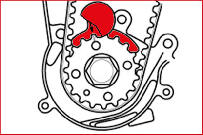 KS TOOLS Motoreinstell-Werkzeug-Satz für VAG, 7-tlg Universal ( 400.2700 )