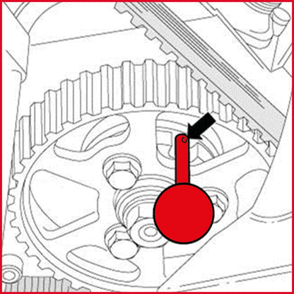 KS TOOLS Motoreinstell-Werkzeug-Satz für VAG, 7-tlg Universal ( 400.2700 )