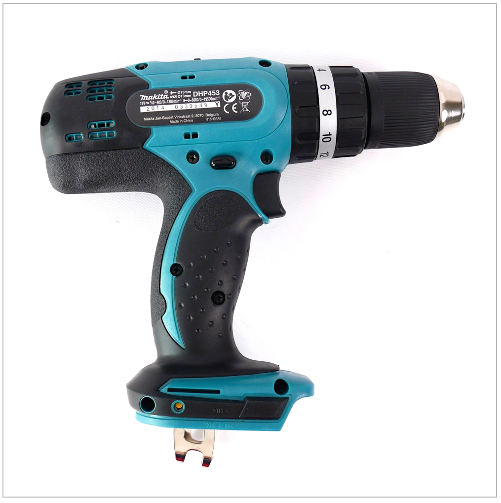 Makita DHP 453 ZE Akku Schlagbohrschrauber 18V 42Nm + Einlage für Makpac - Toolbrothers