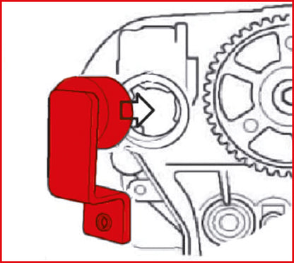 KS TOOLS Motoreinstell-Werkzeug-Satz für Chrysler, 2-tlg ( 400.4025 )