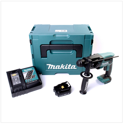 Makita DHR 164 RY1J Akku Bohrhammer 14,4 V Li-Ion im Makpac mit 1,5 Ah Akku und Ladegerät - Toolbrothers