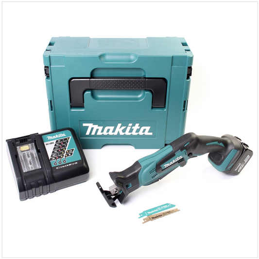 Makita DJR 145 RM1J 14,4 V Li-ion Akku Reciprosäge im Makpac mit 1 x 4 Ah Akku und Lader - Toolbrothers