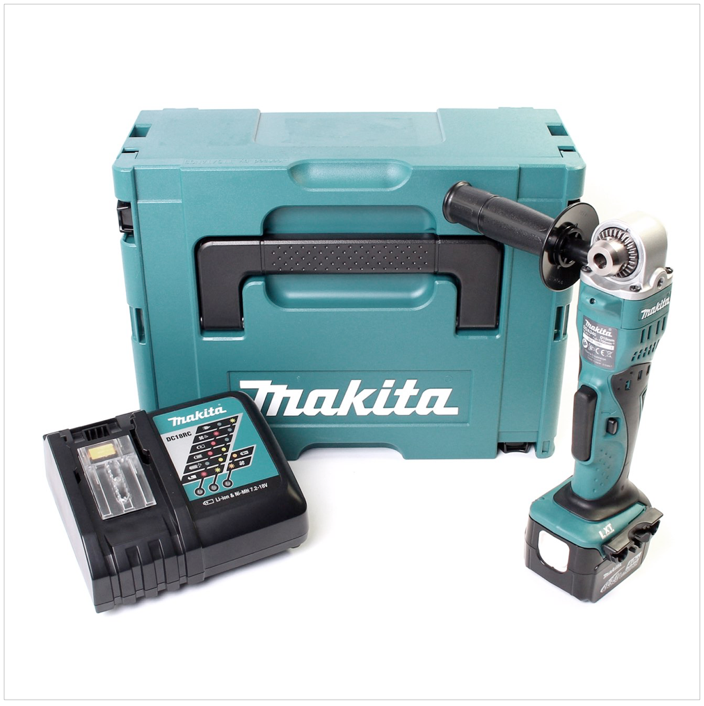 Makita DDA 340 RM1J 14,4 V Li-ion Akku Winkelbohrmaschine im Makpac mit 1 x 4 Ah Akku und Lader - Toolbrothers