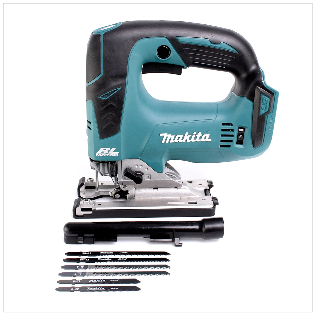 Makita DJV 142 RY1J Akku Pendelhubstichsäge 14,4V Brushless + 1x Akku 1,5Ah + Ladegerät + Makpac - Toolbrothers