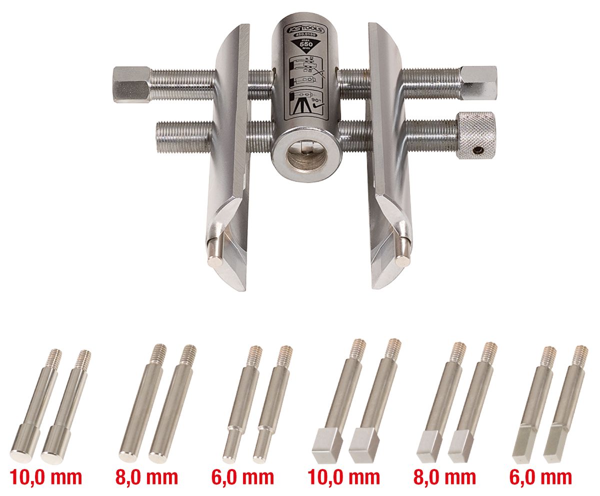 KS TOOLS Vario-Muttern- und Kappenschlüssel-Satz, 13-tlg ( 450.0180 ) - Toolbrothers