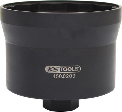 KS TOOLS Achsmuttern-Schlüssel mit Führungsbund für Iveco, 110mm ( 450.0203 ) - Toolbrothers