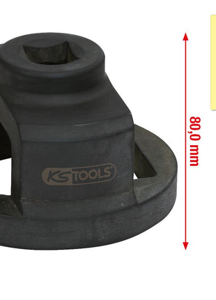 KS TOOLS 3/4" Achsmuttern-Schlüssel für BPW, 80mm ( 450.0205 ) - Toolbrothers