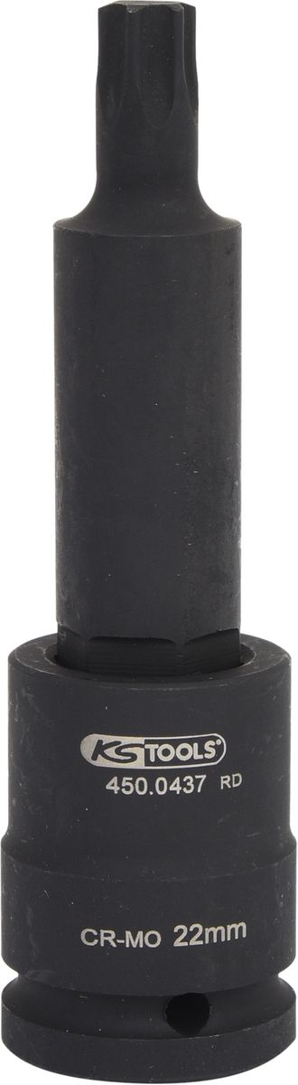 KS TOOLS 3/4" Kraft-Bit-Stecknuss Torx, lang, T60 ( 450.0441 ) - Toolbrothers