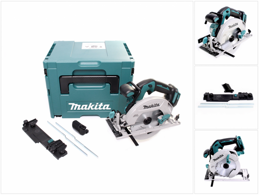 Makita DHS 680 ZJ Akku Handkreissäge 18 V 165 mm Brushless + Adapter + Makpac - ohne Akku, ohne Ladegerät