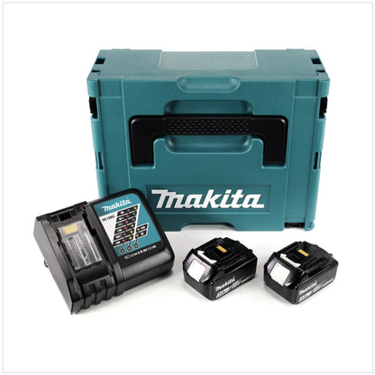 Makita Power Source Kit 18V mit 2x BL1830B Akku 3,0Ah + DC18RC Ladegerät ( 196693-0 ) + Makpac