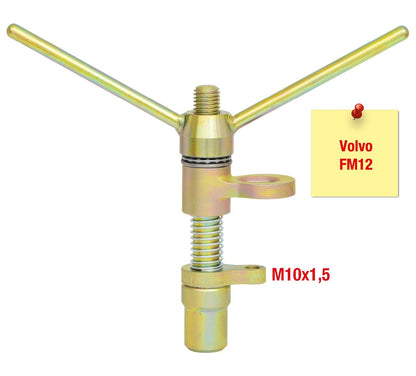 KS TOOLS Ventilfederspanner für Volvo, 6-tlg ( 460.1005 )