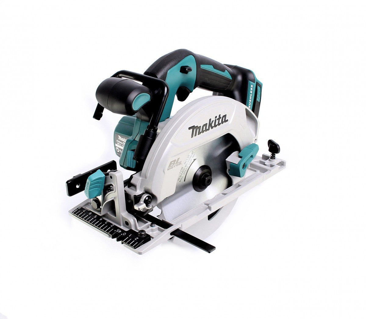 Makita DHS 680 RMJ Akku Handkreissäge 18 V 165 mm Brushless + 2x Akku 4,0 Ah + Ladegerät + Adapter + Makpac - Toolbrothers