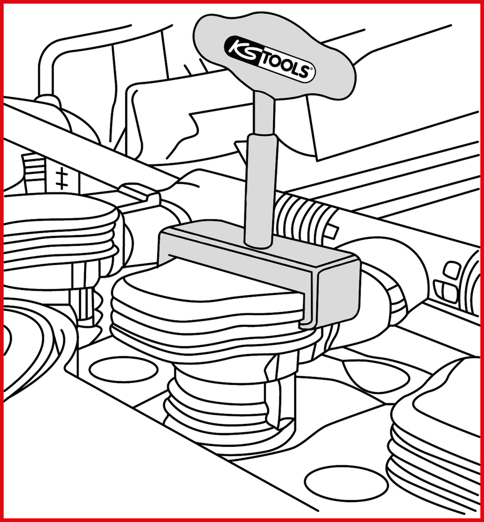 KS TOOLS T-Griff-Zündspulen-Abzieher-Typ 3, 105mm ( 500.7550 ) - Toolbrothers