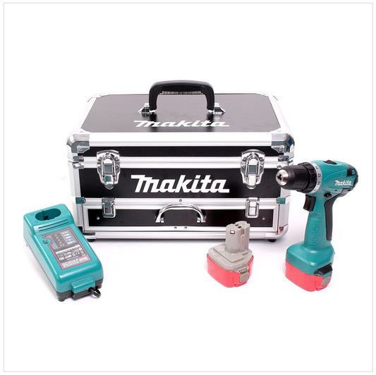 Makita 6271 DWPET 9 - 12 V Ni-MH Akku Bohrschrauber mit 2x 1,3 Ah Akku, Lader im Koffer inkl. 59 tlg. Werkzeugset - Toolbrothers