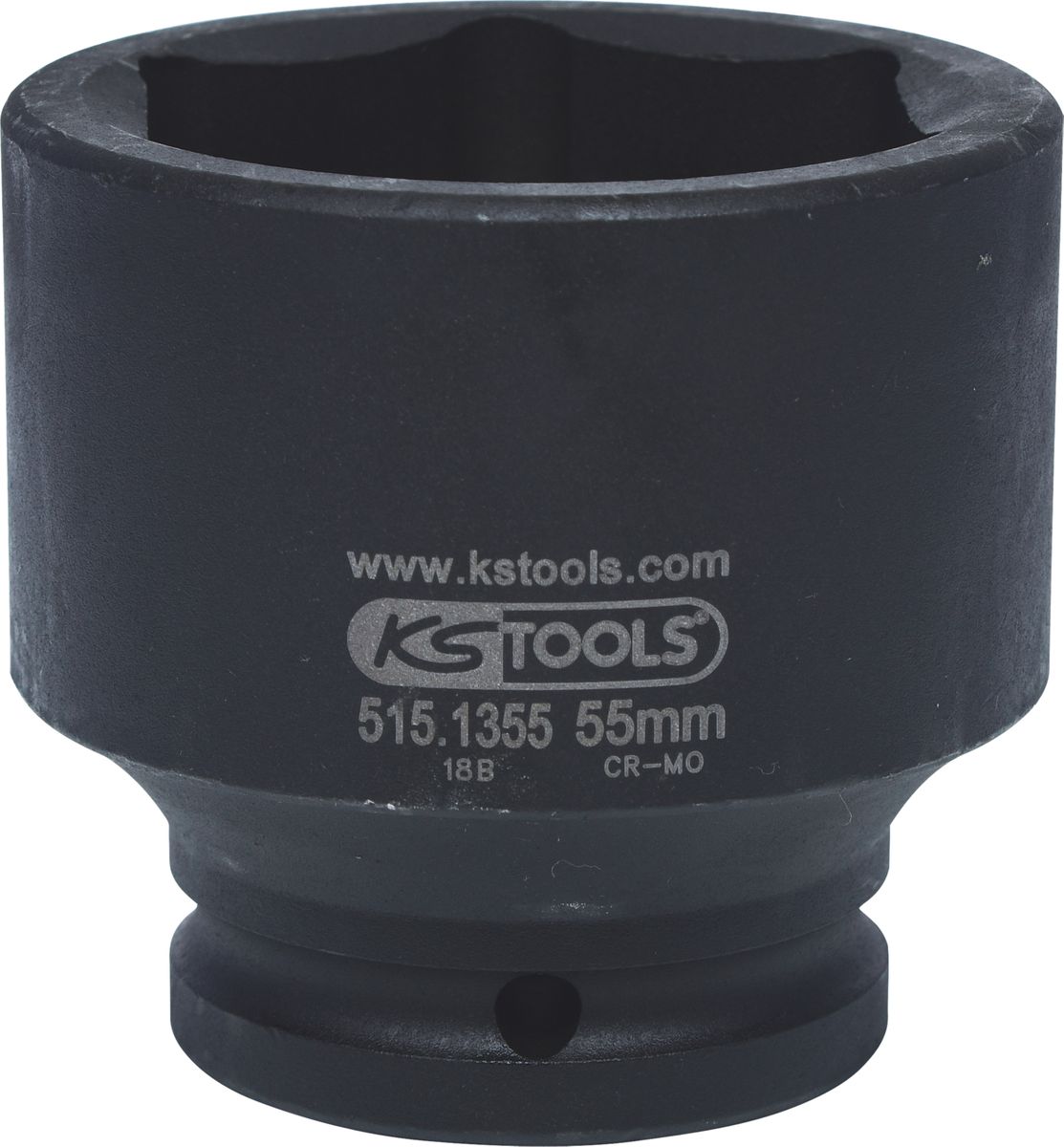 KS TOOLS 3/4" Sechskant-Kraft-Stecknuss, kurz, 55mm ( 515.1355 )