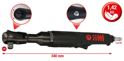 KS TOOLS 3/8" MONSTER Hochleistungs-Druckluft-Umschaltratsche ( 515.3825 ) - Toolbrothers