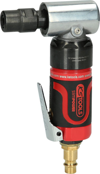 KS TOOLS SlimPOWER Mini-Druckluft-Winkelstabschleifer, 19.000 U/min ( 515.5535 ) - Toolbrothers