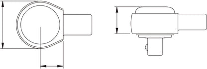 KS TOOLS Cliquet réversible 14x18mm, 1/2" ( 516.2712 )