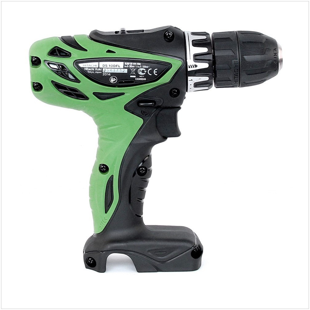 Hitachi DS 10 DFL Bohrschrauber 10,8 Volt + 2x Akku + Ladegerät + Lampe im Koffer - Toolbrothers