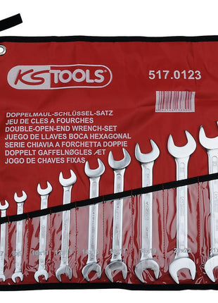 KS TOOLS Doppel-Maulschlüssel-Satz, 11-tlg, 6x7-30x32mm ( 517.0123 ) - Toolbrothers