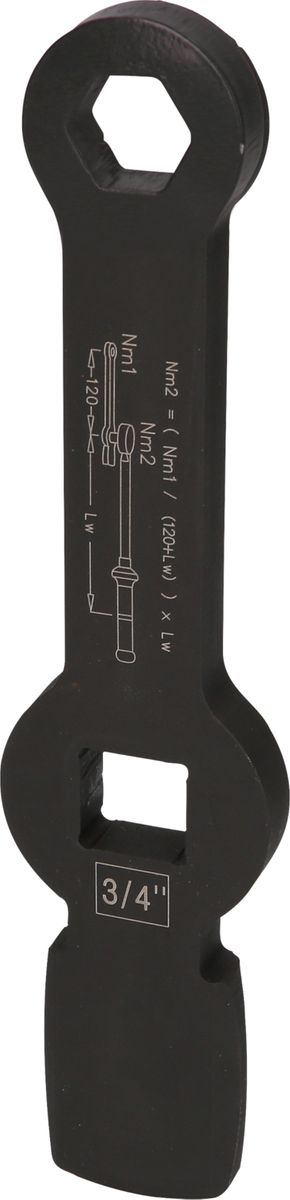 KS TOOLS 3/4" Schlag-Sechskant-Schlüssel mit 2 Schlagflächen, 24 mm ( 517.0925 ) - Toolbrothers